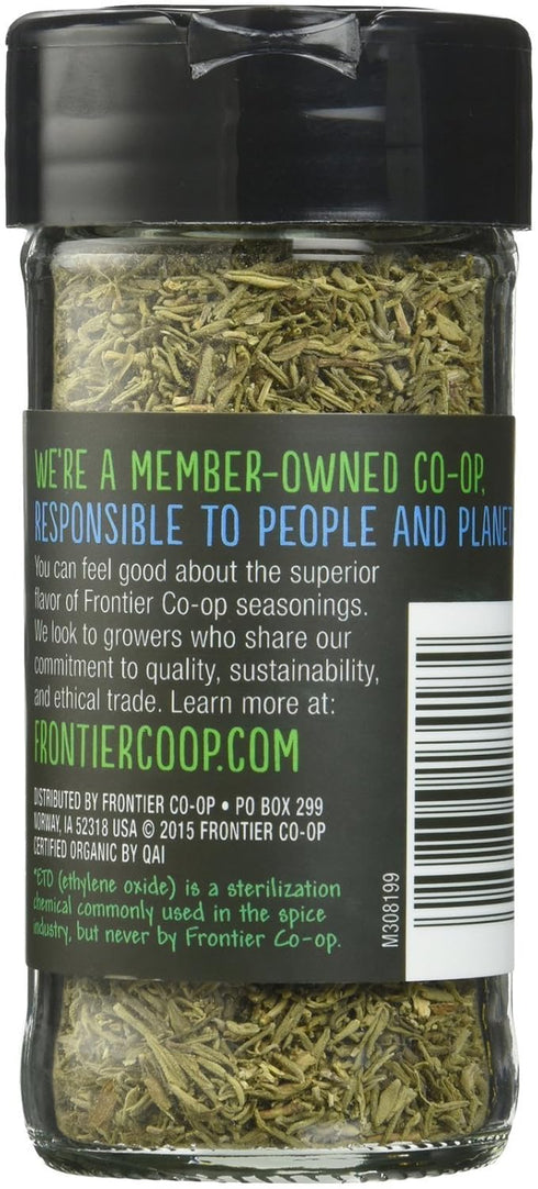 Frontier Organic Thyme Leaf Spice - Flakes - 0.8 Ounces...