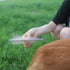 ROPO Dog Comb for Removing Matted Fur - Pet Dematting Comb with Rounded Teeth and Non-Slip Grip Handle - Prevents Knots and Mats for Long and Shor...