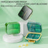 Portable Travel Pill Organizer with 7 Compartments - Perfect Weekly Pill Case Waterproof Pill Box for Daily Vitamins and Medicine, Small Pill Cont...