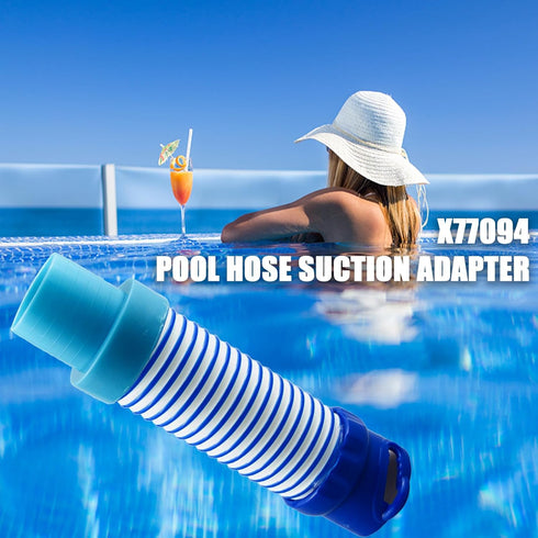 MX6 Pool Cleaner Hose Kit: Complete Pool Vacuum Hose Set with Adapter for Zodiac MX6 MX8 Pool Cleaner Parts. Includes Pool Leaf Catcher for Effect...