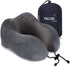 Travel Pillow, Best Memory Foam Neck Pillow Head Support Soft Pillow for Sleeping Rest, Airplane Car & Home Use (Grey)...