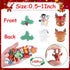 CCINEE 100pcs Christmas Resin Slime Charms for Craft, Santa Snowman Tree Bell Deer Slime Charm Miniature Ornaments for Scrapbooking DIY Craft Maki...