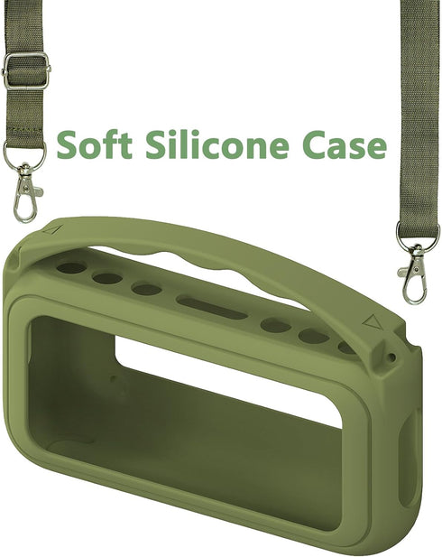 Silicone Cover Case for Soundcore Motion 300 Wireless Hi-Res Portable Speaker, Protective Holder Skin for Motion 300 Speaker Case Accessories (Gre...