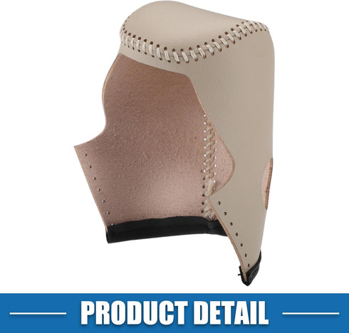 Gear Shifting Knob Cover Automatic Transmission Lever Trim for Nissan Murano 2009-2013 Faux Leather Beige...