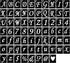 Alphabet Letter Stencils 1 inch, 68 Pcs Reusable Plastic Letter Number Symbol Stencil, Interlocking Template Kit for Painting on Wood, Wall, Fabri...
