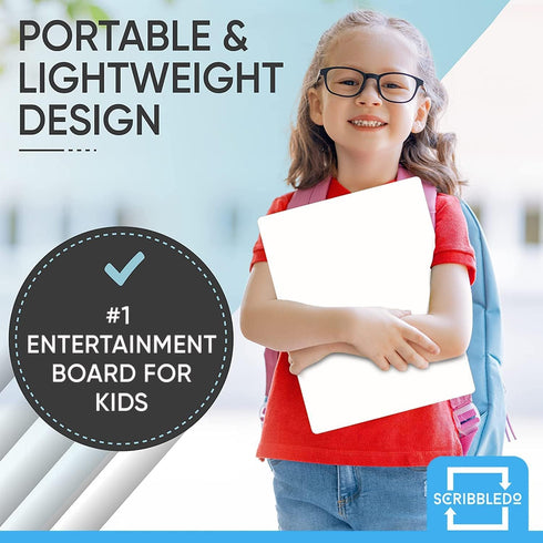 2 Pack Double Sided Whiteboard Lined Dry Erase Board for Kids Ruled Writing Board Handwriting Practice for Kids Small White Board Dry Erase Board ...
