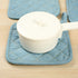 Denim Potholders Kitchen Everyday Basic 8 Inch 100% Cotton Pot Holder Heat Resistant Large Coaster Hot Pads Kit Trivets Set for Cooking and Baking...