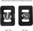 Quick Release Clamp Adapter, Mini Portable Aluminium Alloy Quick Release Plate Camera Mount Tackle Photography Accessory for TY-C10 T005 / T-025 B...
