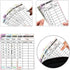 100Pcs Cash Breakdown Teller Stickers 2X4inch Cash Tracker Memo Labels Bank Cash Bill System Accessory Stickers for Cash Budget Planner Envelopes ...