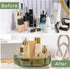 360° Rotating Makeup Organizer, Bathroom Make Up Spinning Holder Rack, Large Capacity Cosmetics Storage Vanity Shelf Countertop, Fits Cosmetics, P...