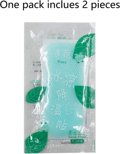 40 Sheets Fever Cooling Gel Patches, Cooling Forehead Strips Cooling Gel Sheet for Relieve Headache, Toothache Pain, Drowsiness, Fatigue, Refreshi...