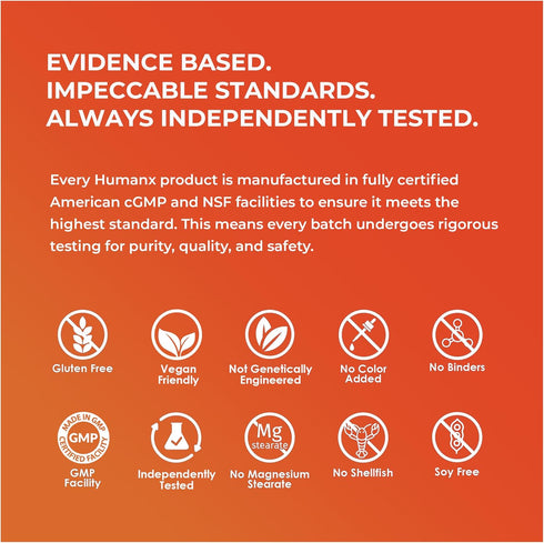 HUMANX Cistanche+ 550MG (Cistanche Tubulosa Extract Powder for Men) USA Made - Easy to Swallow Capsules - Powerful Supplement to Support Athletic ...