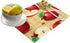 Greeeen Placemats Set of 6 Red Apples Place Mat for Dining Table Washable Cotton Linen Table Mats...