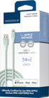 Insignia - 10' Lightning to USB Charge-and-Sync Cable - Green...