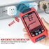 Digital Multimeter, 9999 Counts TRMS Auto-Ranging Voltmeter, Accurately Measures AC/DC Amp Ohm Voltage Meter Capacitance Frequency Diode with Back...