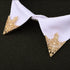 6 pcs Deer Head Double Link Chains Angel Wings Tassel Chain Brooch Retro Hollow Pattern and Angle Triangle Tassels Collar Pins Brooch Clip Shirt C...