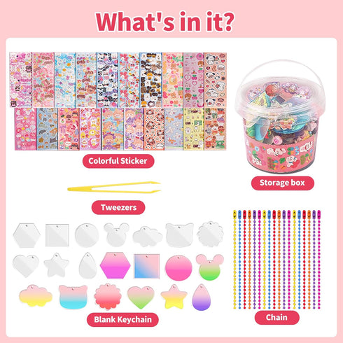DIY Guka Art Supplies Arts and Crafts for Kids, Creative Crafts Activities Guka Sticker Making Kits, School Classroom Art Toys Bulk Birthday Gifts...