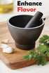 Fox Run Mortar and Pestle, Cast Iron, Black...