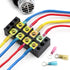 260Pcs Heat Shrink Wire Connectors Kit - Marine Automotive Electrical Connectors - Crimp Terminal Set for Electrical Wiring - Waterproof Fork Spad...