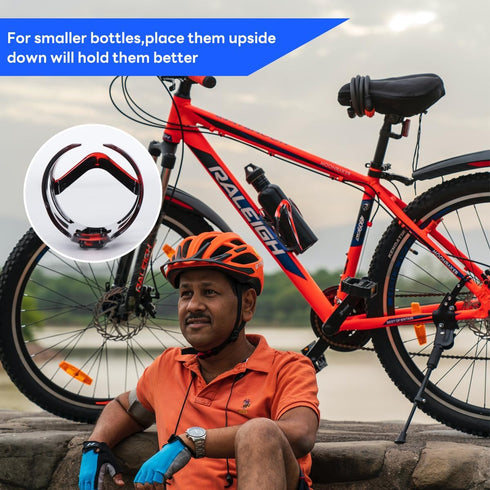 Bike Water Bottle Holder Bike Cup Holder Bike Water Bottle Cage Bike Accessories Universal Drink Holder with Screws Tool for Bicycle, Cycling, Roa...