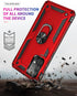 for Samsung A52 Case, Galaxy A52 Case with HD Screen Protector, Military-Grade Ring Holder Kickstand Car Mount 15ft Drop Tested Shockproof Cover P...
