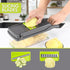 Ourokhome Vegetable Chopper, 12 in 1 Professional Mandoline Slicer for Kitchen, Multifunctional Food Chopper Cutter for Onion, Potato, Tomato, Veg...