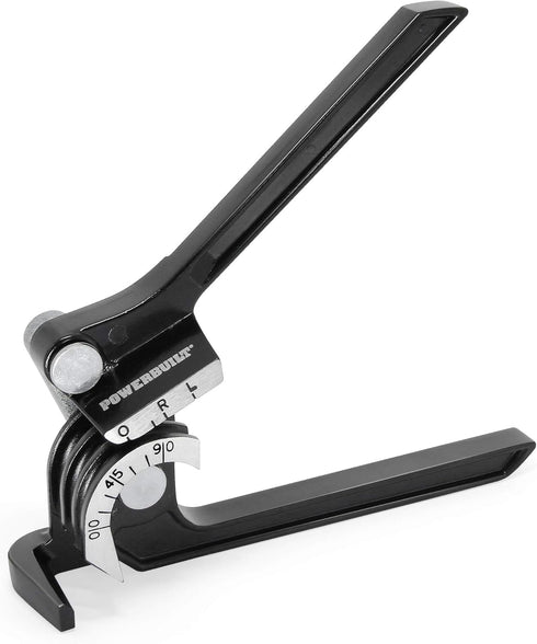 Powerbuilt Fuel and Brake Line Tubing Bender, Multi-Size Pipes Copper Aluminum Steel Brass, Bend up to 180 Degrees, Lightweight - 647762...