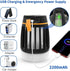 Mosquito Killer, 3 in 1 Bug Zapper,Waterproof Insect Fly Trap for Outdoor & Indoor,LED Lantern, Emergency Power Supply 2000mAh for Home, Camping, ...