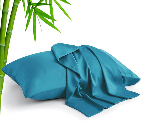 BEDELITE Pillow Cases Queen Size Set of 2, Rayon Derived from Bamboo, Cooling Pillow Cases for Hot Sleepers & Night Sweats, Breathable and Silky S...