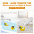 Cute Diving Yellow Duck Baby Bath and Room Thermometer Floating Toy Safety Temperature Water Thermometer...