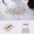 500pcs Silver Filled Jump Rings,Non Tarnish Silver Open Jump Rings for Necklace Bracelet Earrings DIY Jewelry Making Supplies (0.7x5mm, Silver)...