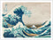 The Great Wave off Kanagawa - Mount Fuji - Vintage Japanese Woodblock Print by Hokusai c.1830s - Bamboo Fine Art 290gsm Paper (Unframed) 12x16in...