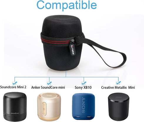 LTGEM Hard Case for Sony SRS-XB13/XB100/XB12/XB10 EXTRA BASS Wireless Bluetooth Portable Lightweight Compact Travel Speaker - Travel Protective Ca...