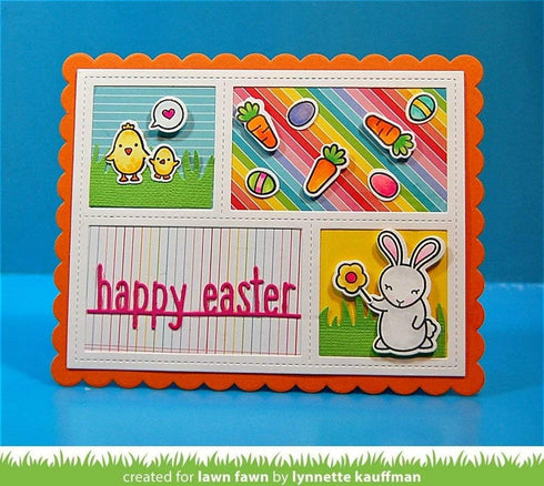 LAWN FAWN Lawn Cuts Custom Craft Die-Peekaboo Backdrop, Grey...