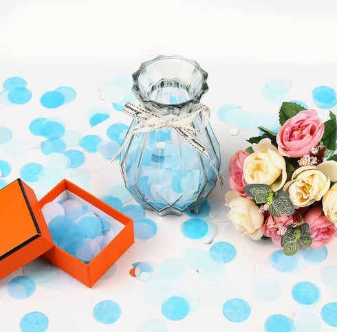 VCOSTORE 5000 Pieces Tissue Paper Confetti Circles, 1 Inch Round Paper Table Confetti Circle Dots, Suitable for Birthday Wedding Party Decoration ...