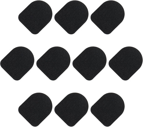 MECCANIXITY Gloves Touch Screen Sticker Ultra High Sensitivity Flexible Carbon Fiber Ultra Thin Stickers Black for Gloves, Pack of 20...