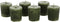 Aroma Naturals Votive Candles Essential Oil with Juniper Spruce and Basil, Evergreen Holiday, 6 Count...