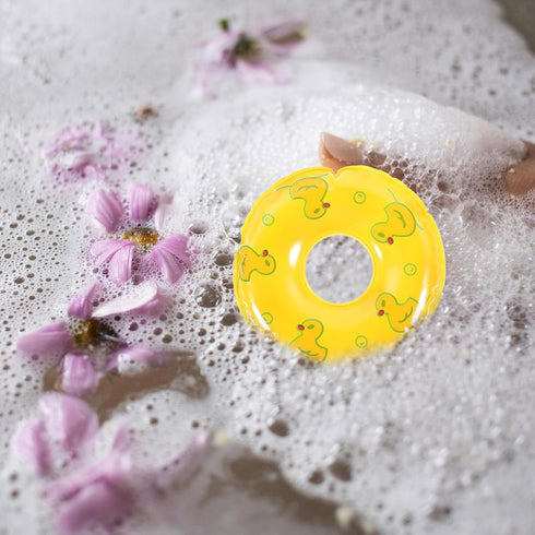 Toyvian 10pcs Mini Swim Rings Doll Lifebuoy Inflatable Doll Inflatable Toy Mini Swim Tube Pool Toys Doll Girl Supplies Aid Float Rings Swimming To...