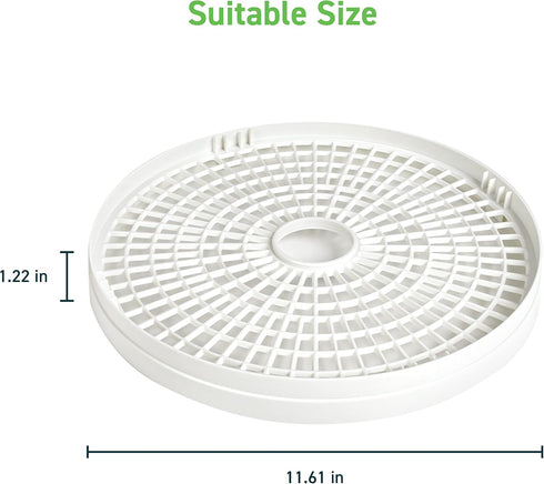COSORI Food Dehydrator Accessories, for 5 Tray CFD-N051-W Only, BPA-Free, CFD-TR051-WUS, Plastic, 2 Pack...