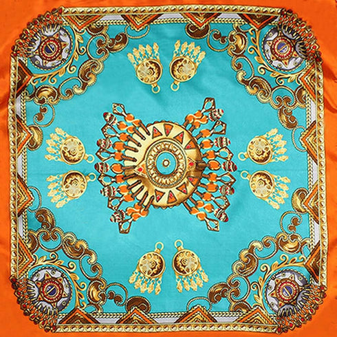 QBSM Womens 23.6 inch Satin Silk Feeling Formal Square Neck Scarf Head Hair Wraps Kerchief...