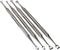 HTS 156C4 4 Pc Stainless Steel Hollow Tip Carver Wax & Clay Sculpting Tool Set...