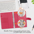Toplive A5 Notebook Binder 6 Ring Refillable Binder, PU Leather Planner Binder Personal Budget Binder Organizer Cover with Magnetic Closure for A5...