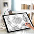 USLINSKY Adjustable Light Box Laptop Pad Stand, Multifunction(6 Angles) Skidding Prevented Tracing Holder for A3 A4 LED Tracing Light Pad & Diamon...