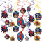 Spider-Man™ Webbed Wonder Swirl Value Pack - Set of 12 - Ultimate Party Decoration Kit, Eye-Catching & Easy Setup Swirl Decor...