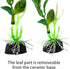 10 Pack Artificial Aquarium Plants, Small Size 4 inch Approximate Height Fish Tank Decorations Home Décor Plastic Blue...