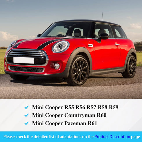 Engine Cooling Water Pipe with O-Ring, Water Pump to Thermostat Housing compatible with Mini Cooper R55 R56 R57 R58 R59 Countryman R60 Paceman R61...
