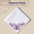 Selected Hanky Women's Cotton Handkerchiefs with Butterfly Lace at Corner, Ladies Hankies 12 Pcs, Handkerchiefs of Textiles...