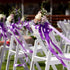 Livder Double Face Purple Satin Ribbon, 1 inch Wide 50 Yard Length (Purple)...
