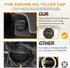 Engine Oil Filler Cap Cover 11128655331 Compatible with BMW 1 3 5 7 Series X1 X3 X5 X6 Z4 N20 N54 N55 E46 E60 E63 E65 E84 E88 E90 E92 F01 F10 F25...