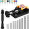 37 Pieces Hand Drill Tool Set, Pin Vise Hand Drill, Miniature Drill Mini Twist Drill Bit, Bench Vice for Craft Carving Resin DIY Jewelry Making(0....
